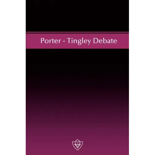 Porter - Tingley Debate