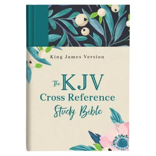 The KJV Cross Reference Study Bible--Turquoise Floral