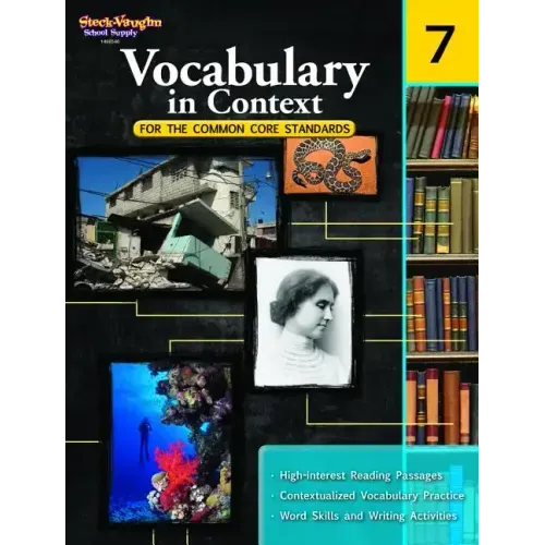 Vocabulary in Context for the Common Core Standards Reproducible Grade 7