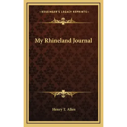 My Rhineland Journal