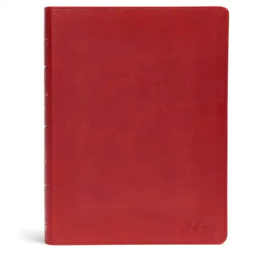 KJV Spurgeon Study Bible, Crimson Leathertouch