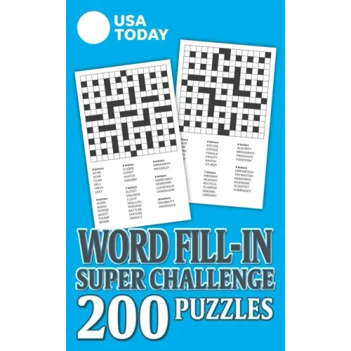 USA Today Word Fill-In Super Challenge: 200 Puzzles