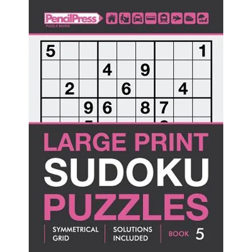 Large Print Sudoku Puzzles (Hard puzzles), (Book 5)