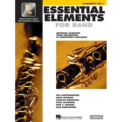 Essential Elements for Band Avec Eei Vol. 1 - Clarinette