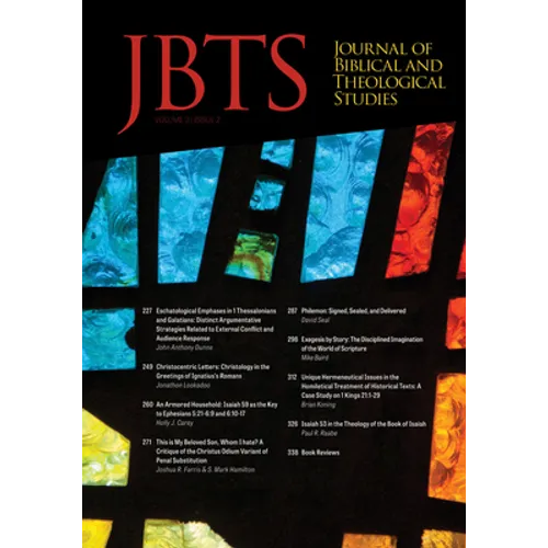 Journal of Biblical and Theological Studies, Issue 3.2
