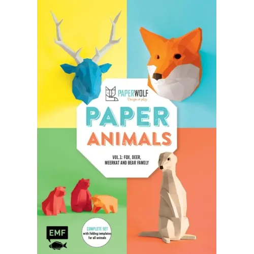 Paper Animals: Volume 1: Fox, Deer, Meerkat and Bear Family