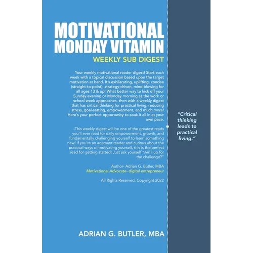 Motivational Monday Vitamin: Weekly Sub Digest