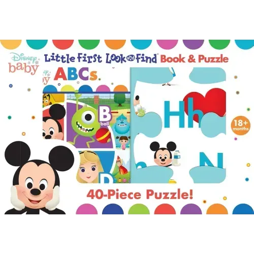 Disney Baby: Little First Look and Find Book & Puzzle