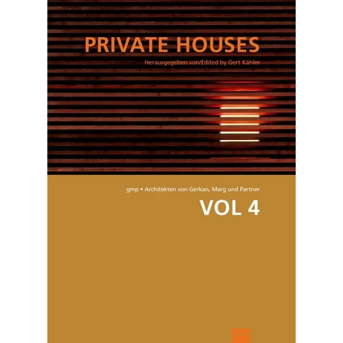 Gmp: Volumes Volume 4 Private Houses: Vol 4: Private Houses