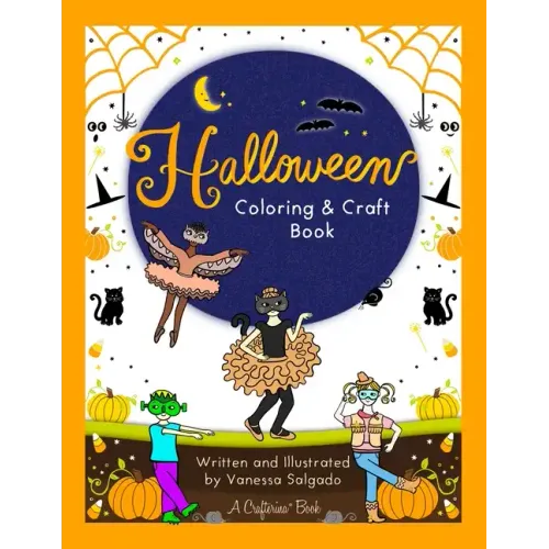 Halloween Coloring & Craft Book