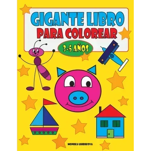 Gigante Libro Para Colorear 3-5 años