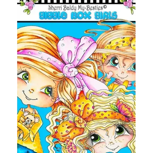 Sherri Baldy My-Besties Giggle Box Girls Coloring Book