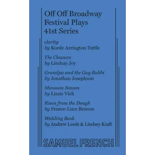 Off Off Broadway Festival Plays, 41st Series