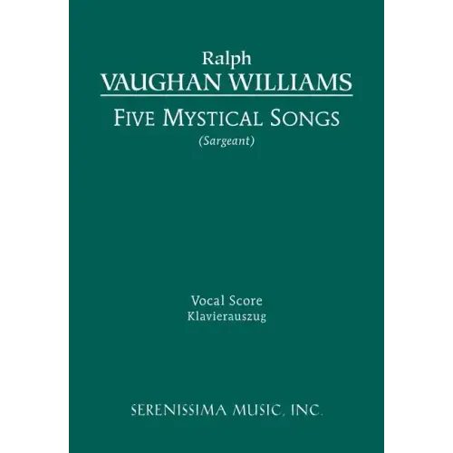 Five Mystical Songs: Vocal score