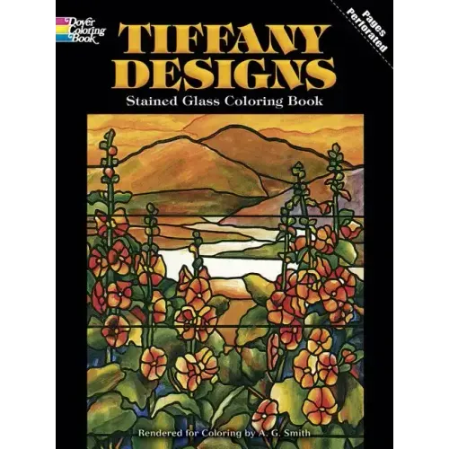 Tiffany Designs Stained Glass Coloring Book
