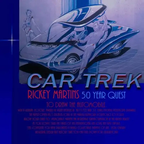 Car Trek: Rickey Martins 50 year quest to draw futuristic cars. Allow your child to Witness the incredible transformation in the