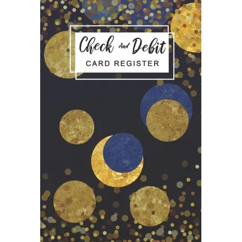 Check And Debit Card Register: Check Registers For Personal, Business Checkbook Large Print 2019 - 2020 - 110 Pages Pocket Size