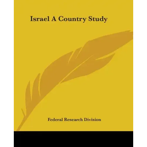 Israel A Country Study