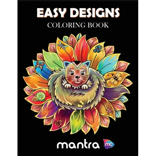 Easy Designs Coloring Book: Coloring Book for Adults: Beautiful Designs for Stress Relief, Creativity, and Relaxation