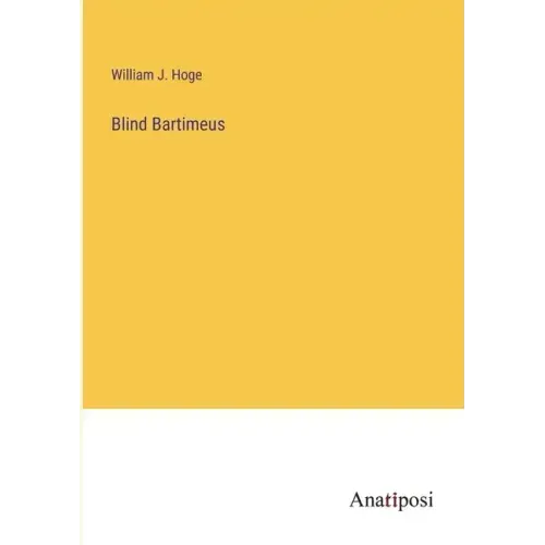 Blind Bartimeus