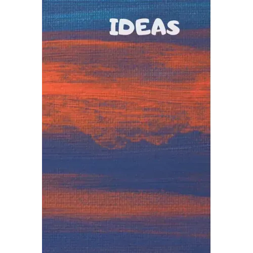 Ideas: 90 Pages of 6 X 9 Inch White Numbered Pages No Lines