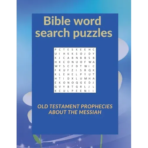 Bible word search puzzles: Old Testament prophecies about the Messiah