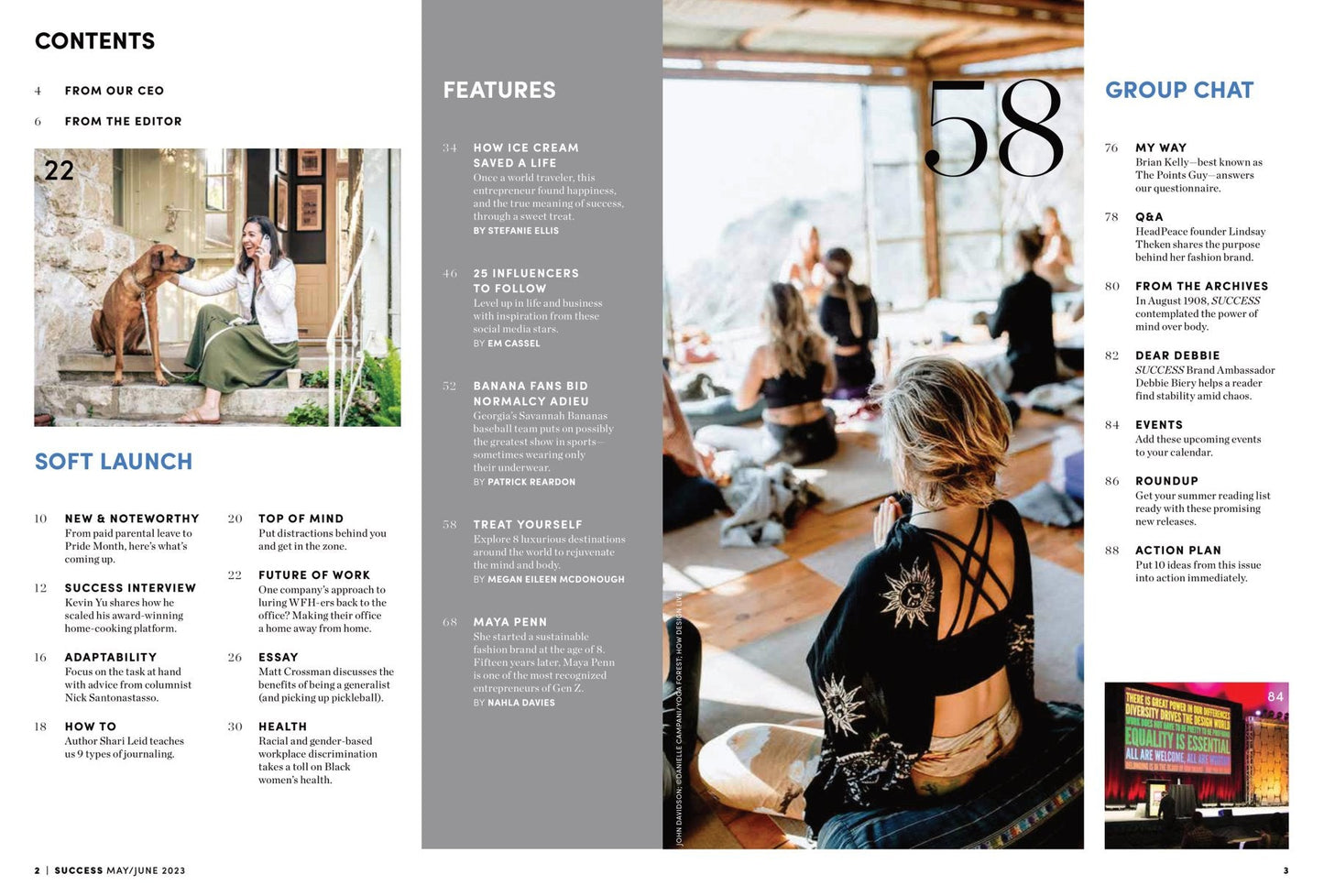 SUCCESS Magazine - May & June 2023: Jairek Robbins, Gen Z Entrepreneur On Sustainable Fashion, How To Scale, 8 Destinations For Work & Play, Put Distractions Aside To Achieve Your Goals & More!