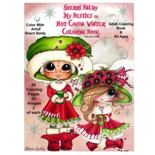 Sherri Baldy My-Besties Hot Cocoa Christmas Coloring Book