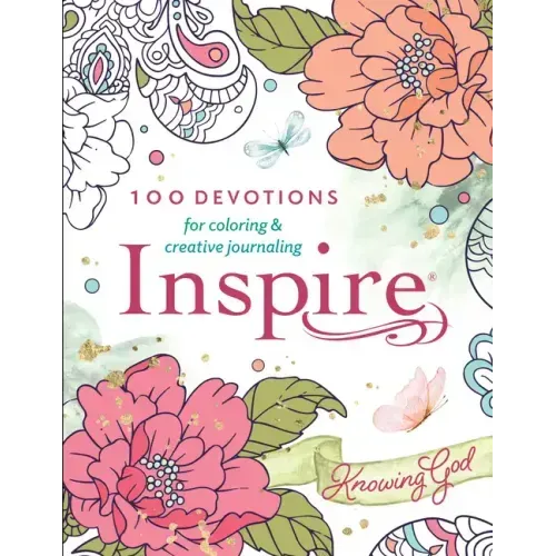 Inspire: Knowing God (Softcover): 100 Devotions for Coloring and Creative Journaling