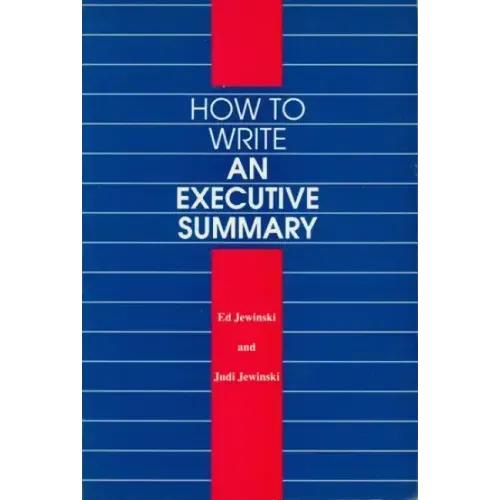 How to Write an Executive Summary