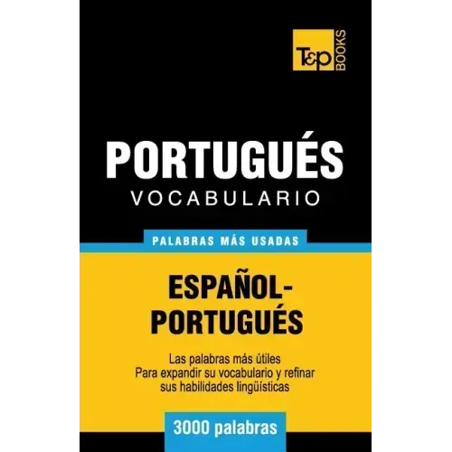 Vocabulario español-portugués - 3000 palabras más usadas