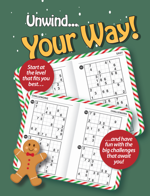 Take a Break - Sudoku: Tiny Take-Along, World's Best Puzzles Christmas, Unwind, Unplug, Have Fun, Recharge & Solve!