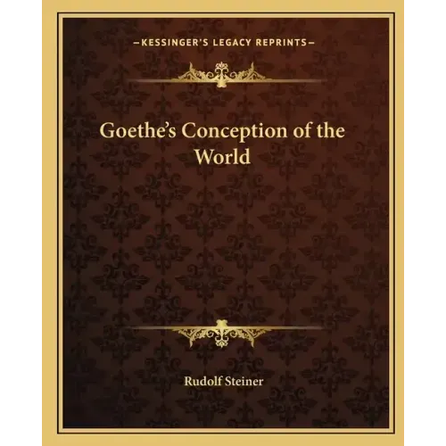 Goethe's Conception of the World