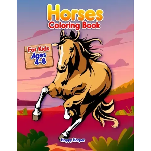 Horses Coloring Book