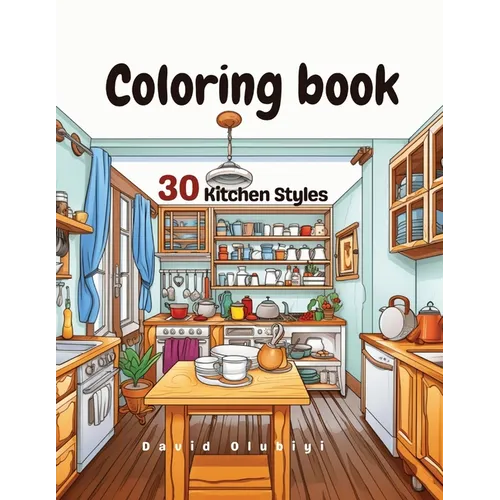 kitchen styles coloring book