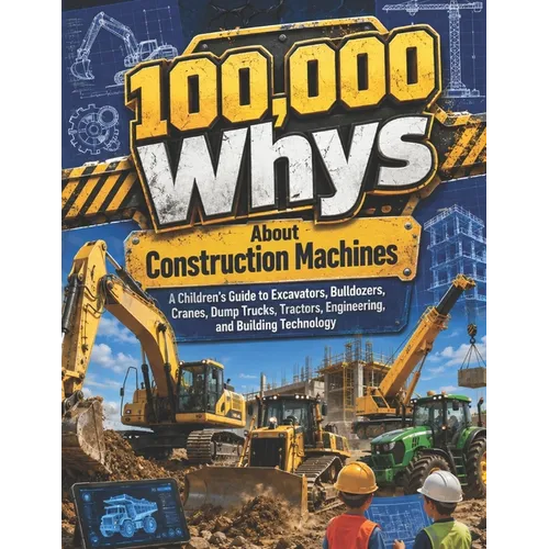 100,000 Whys About Construction Machines: A Children's Guide to Excavators, Bulldozers, Cranes, Dump Trucks, Tractors, Engineering, and Building Techn
