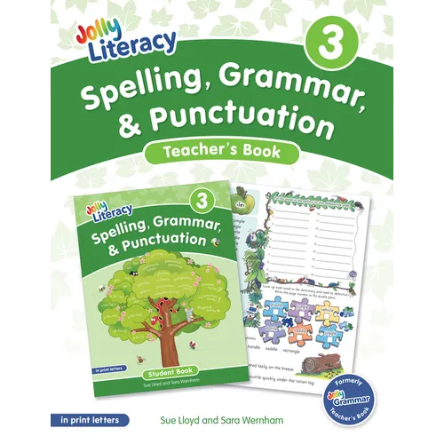Spelling, Grammar, & Punctuation Teacher's Book 3: In Print Letters (American English Edition)