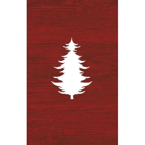 Merry: A Red Hardcover Decorative Book for Decoration with Spine Text to Stack on Bookshelves, Decorate Coffee Tables, Christ