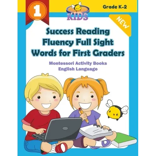 Success Reading Fluency Full Sight Words for First Graders Montessori Activity Books English Language: I can read readiness sight word readers picture
