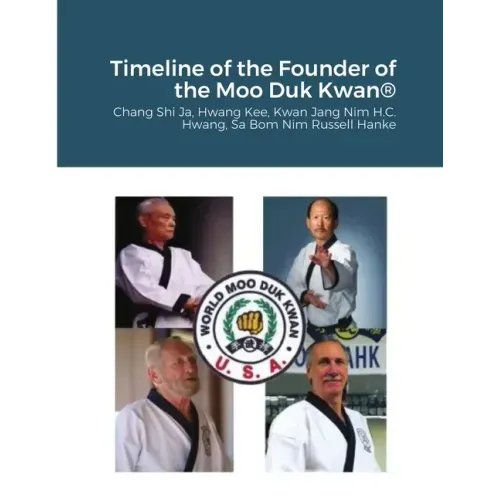 Historical Timeline of the Founder Of the Moo Duk Kwan: Hwang Kee, Kwan Jang Nim H.C. Hwang, Sa Bom Nim Russel Hanke