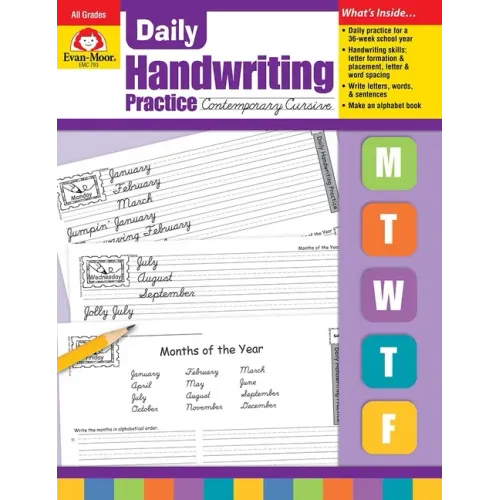 Daily Handwriting Practice: Contemporary Cursive, Kindergarten - Grade 6 Teacher Edition