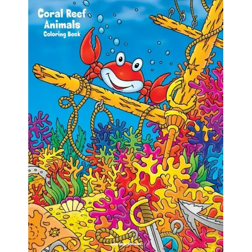 Coral Reef Animals Coloring Book