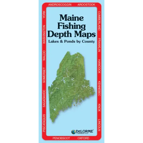 Delorme Maine Fishing Depth Maps