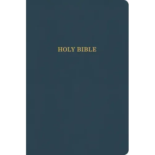 KJV Large Print Thinline Bible, Value Edition, Slate Leathertouch: Holy Bible