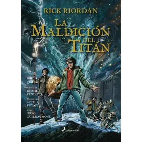 La Maldición del Titán. Novela Gráfica / The Titan's Curse: The Graphic Novel