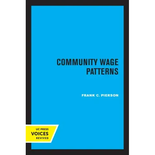 Community Wage Patterns