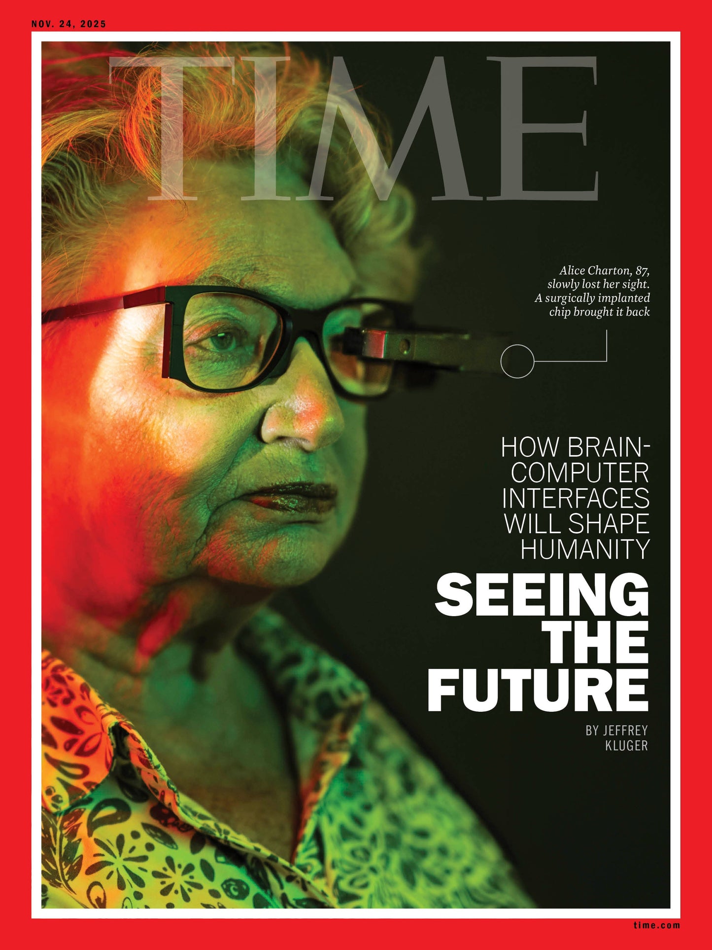 TIME Magazine - 11.24.25 Edition: Seeing the Future - How Brain-Computer Interfaces will Shape Humanity