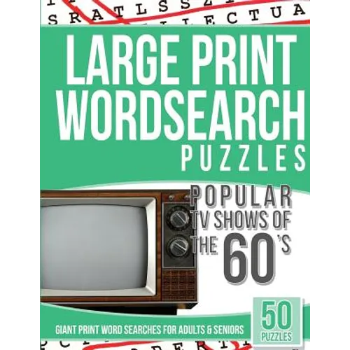 Large Print Wordsearches Puzzles Popular TV Shows of the 60s: Giant Print Word Searches for Adults & Seniors