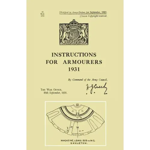 Instructions for Armourers 1931
