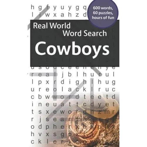 Real World Word Search: Cowboys
